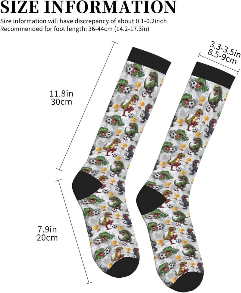 thmnj Compression Socks Knee High Support Socks for Women Men Circulation Stockings for Athletic Running Cycling Flying - Image 2